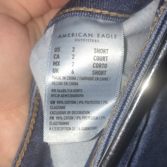 american eagle•skinny jean•size two - Picture 3 of 4